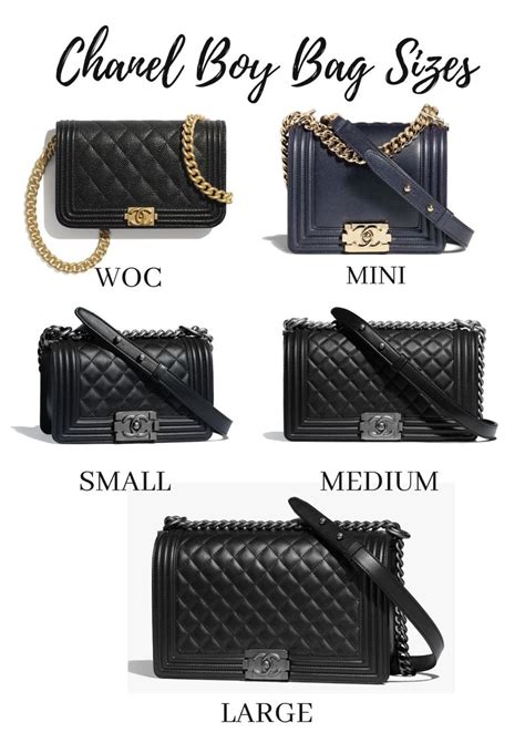 Chanel boys bag dimensions